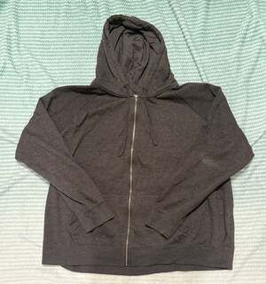 Paramore Floral Bars Graphic Full-Zip Charcoal Hoodie